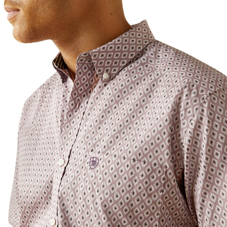 Ariat Ariat Rafael Wrinkle Free S/S Shirt - Lilac