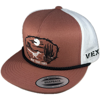 Vexil Vexil West Texas Vibes Cap - Salmon/White