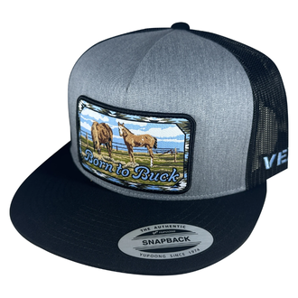Vexil Vexil Born To Buck Cap - Heather Grey/Black