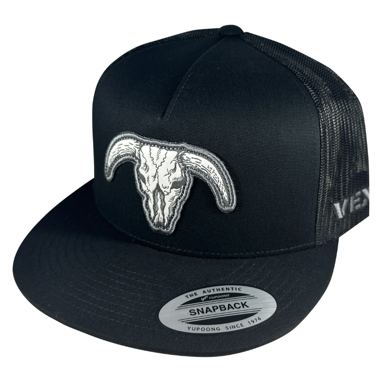 Vexil Vexil Bull Skull Cap - Black