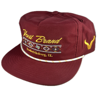 Vexil Vexil Aztec Fredericksburg Texas Cap - Dark Cardinal