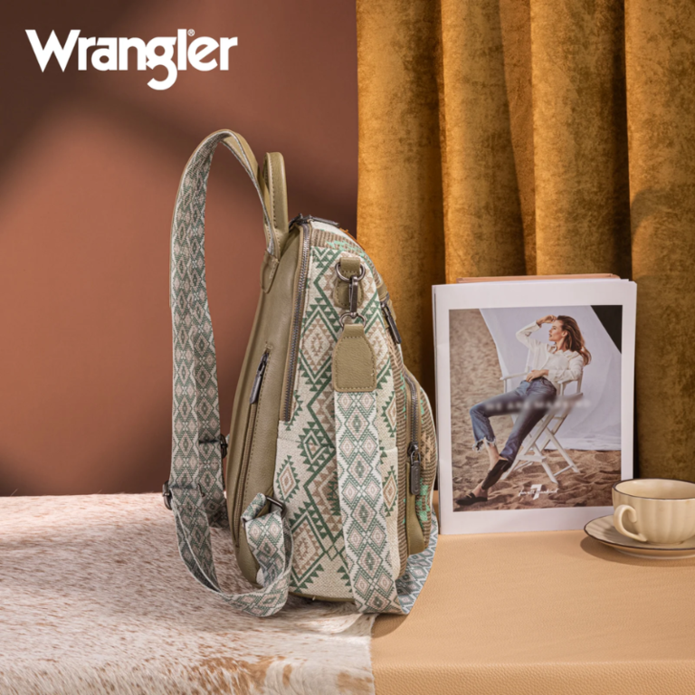 Wrangler Wrangler Aztec Print Backpack - Green