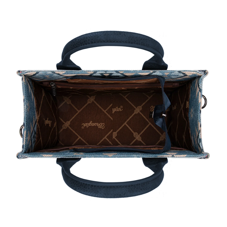 Wrangler Wrangler Aztec Pattern Tote/Crossbody - Jean