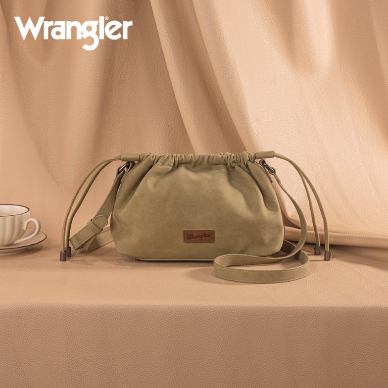 Wrangler Wrangler Drawstring Small Crossbody Bag - Light Green