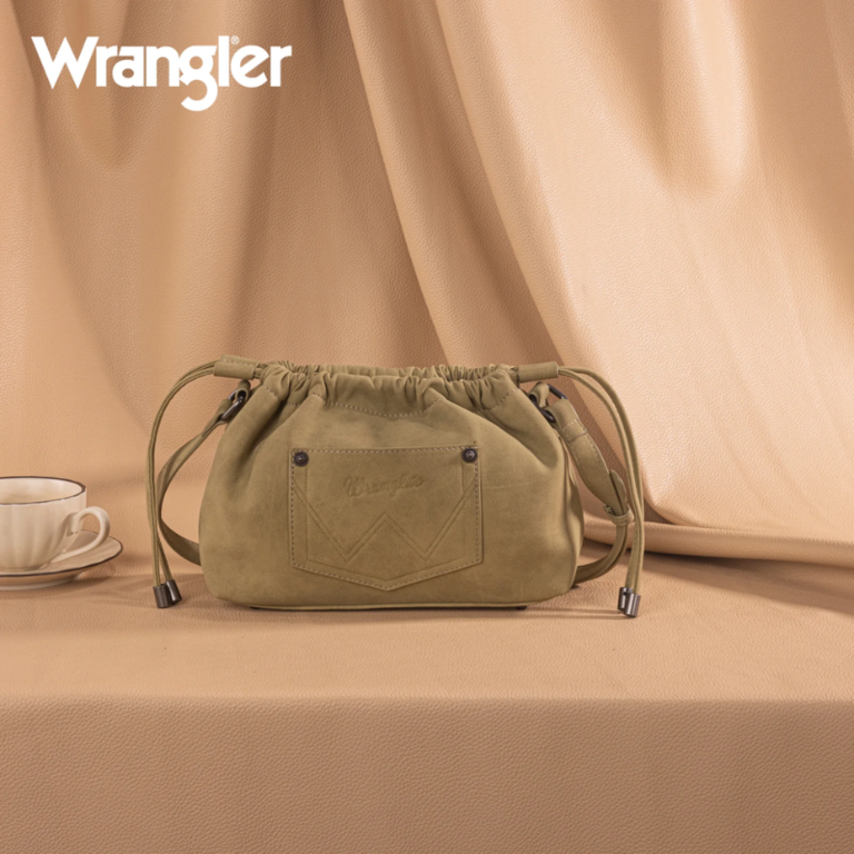 Wrangler Wrangler Drawstring Small Crossbody Bag - Light Green
