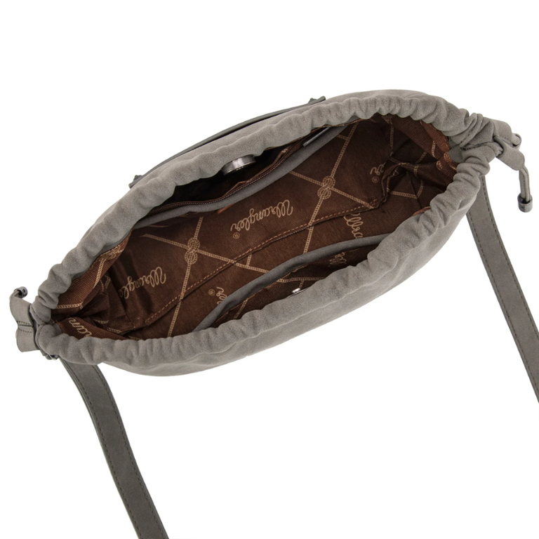 Wrangler Wrangler Drawstring Small Crossbody Bag - Grey