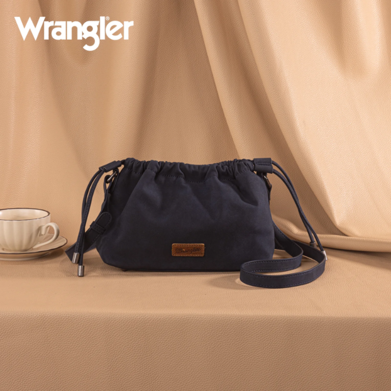Wrangler Wrangler Drawstring Small Crossbody Bag - Navy