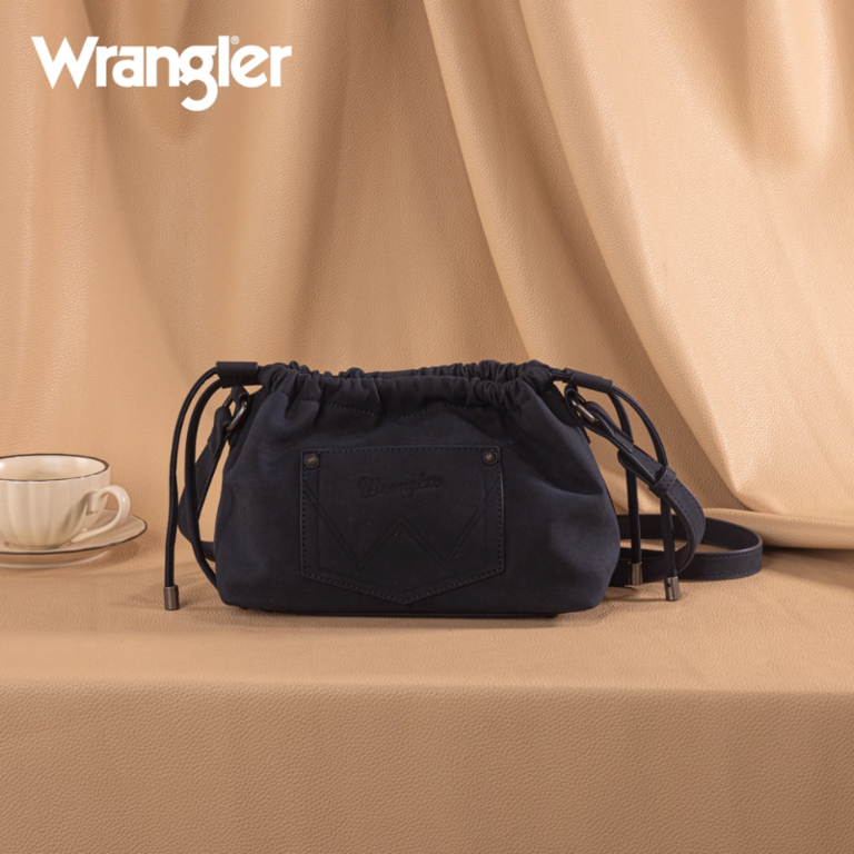 Wrangler Wrangler Drawstring Small Crossbody Bag - Navy