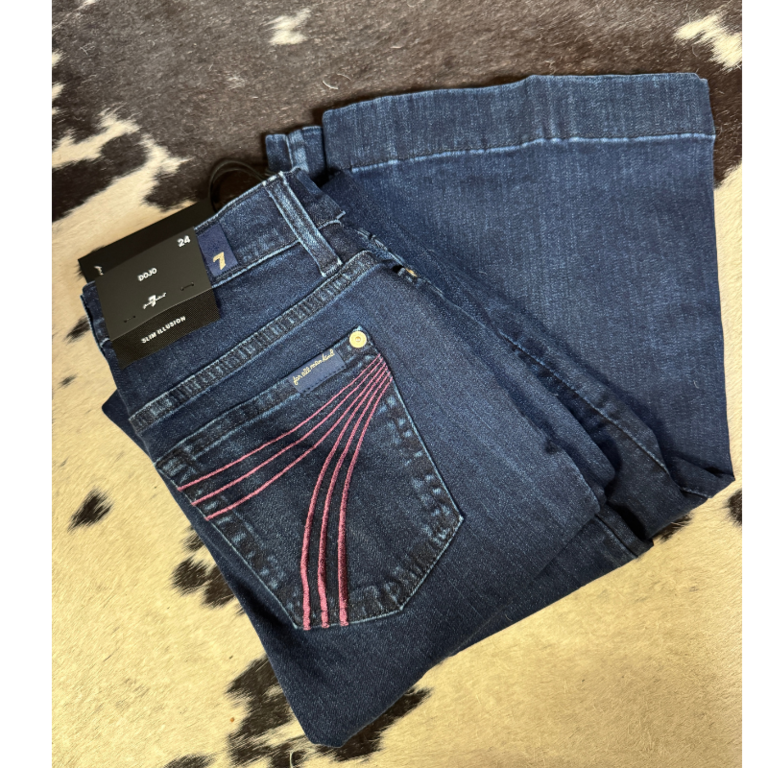 7 For All Mankind 7 For All Mankind Slim Illusion Jeans - Purple Pocket