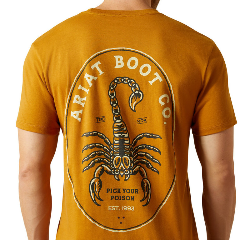Ariat Ariat Scorpion Seal S/S Tshirt - Bone Brown