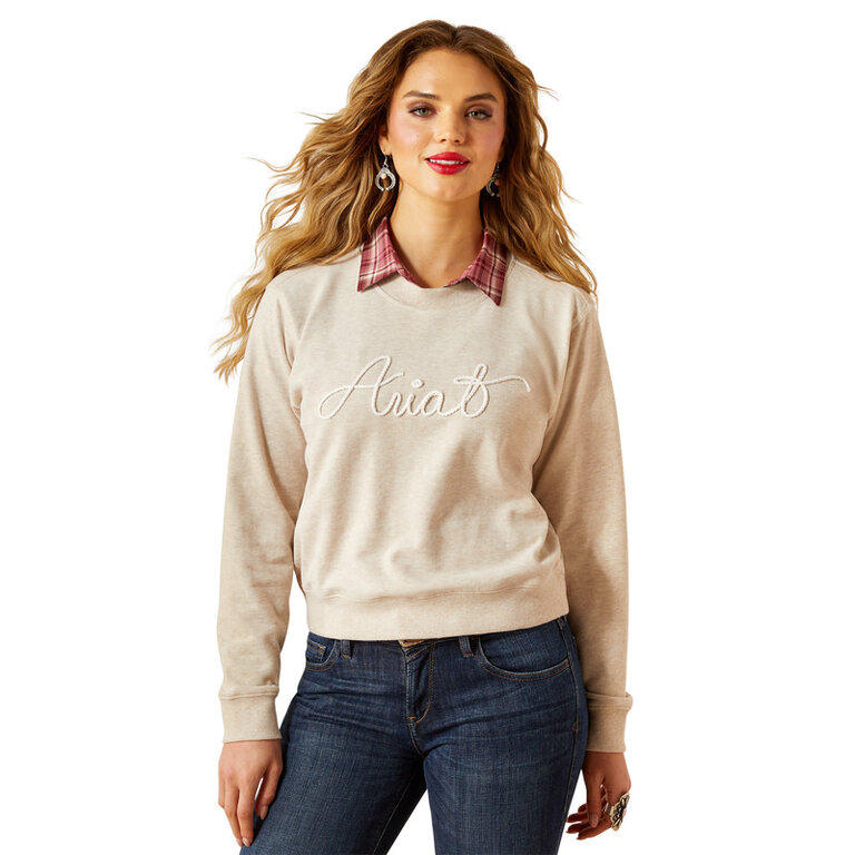 Ariat Ariat Essential Crew Sweatshirt - Oatmeal