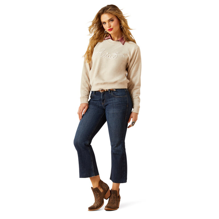 Ariat Ariat Essential Crew Sweatshirt - Oatmeal
