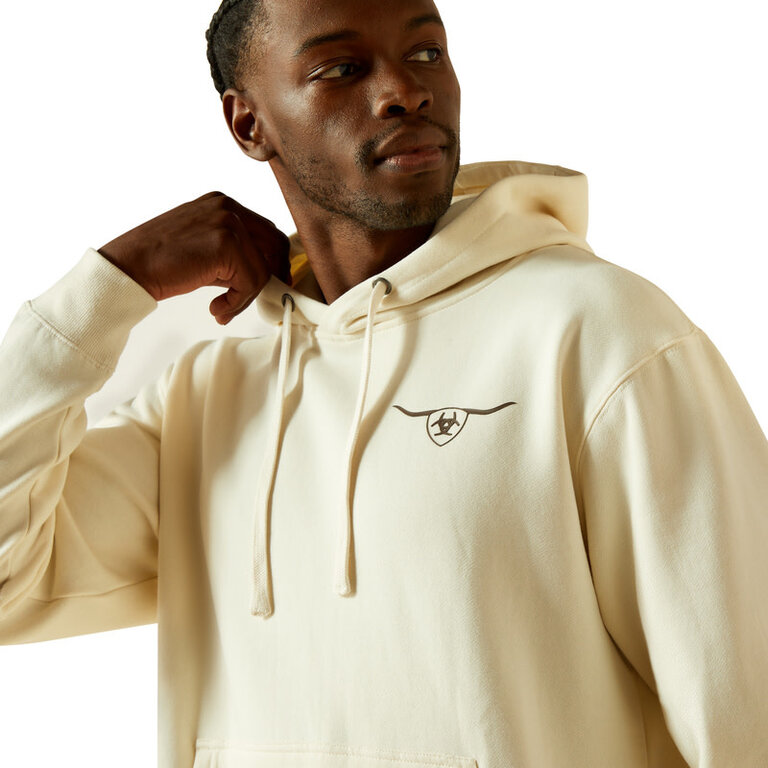 Ariat Ariat Shield Steerhead Hoodie - Oatmeal