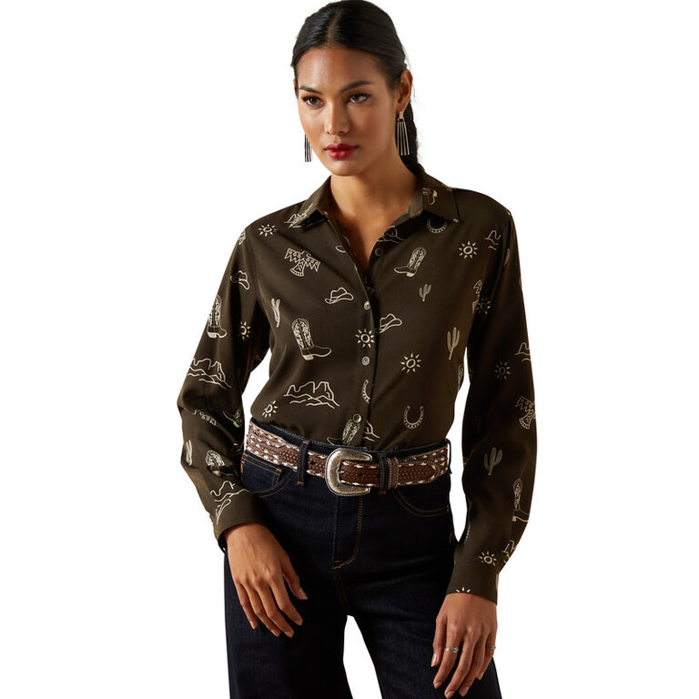 Ariat Ariat Homestyle L/S Shirt - Layla Print