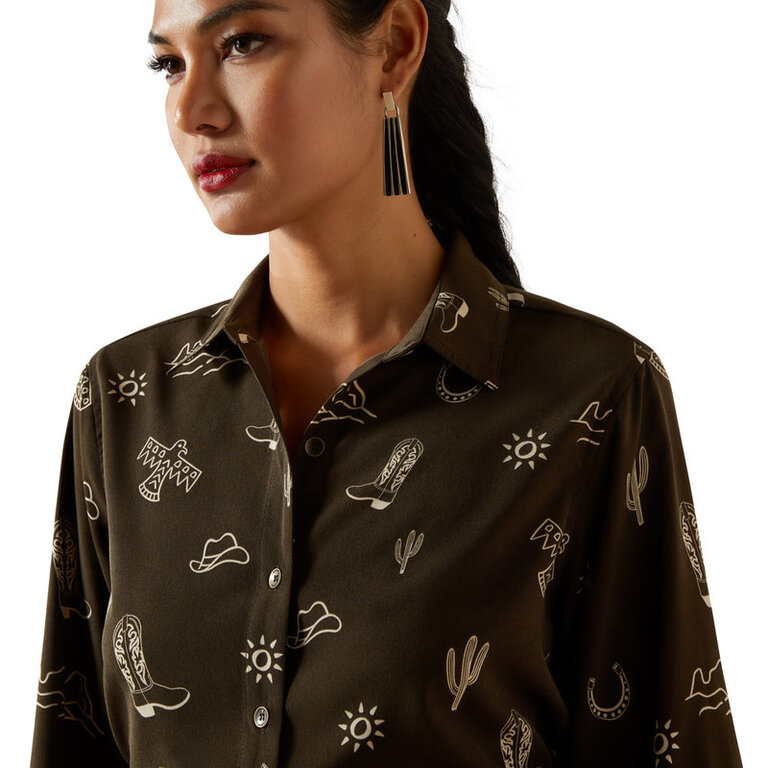 Ariat Ariat Homestyle L/S Shirt - Layla Print