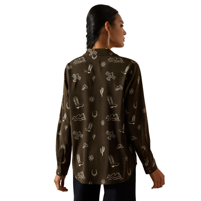 Ariat Ariat Homestyle L/S Shirt - Layla Print