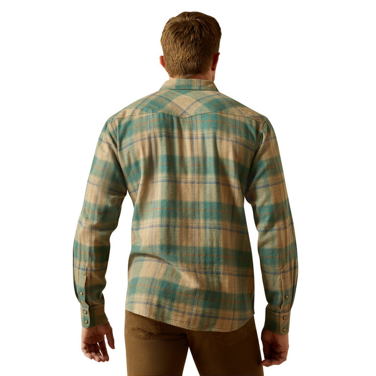 Ariat Ariat Huxlee Retro Snap L/S Shirt - Deep Teal