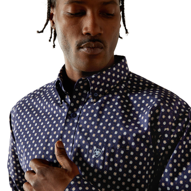 Ariat Ariat Stone L/S Shirt - Dark Blue