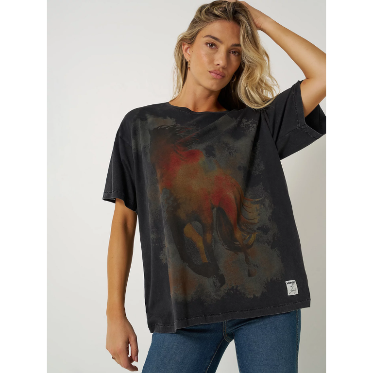 Wrangler Wrangler X Lainey Wilson Wild Horses Oversized Tshirt