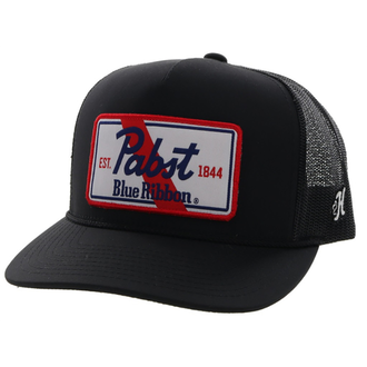Hooey Hooey Pabst Blue Ribbon Cap - Red/White/Blue Rectangle Patch