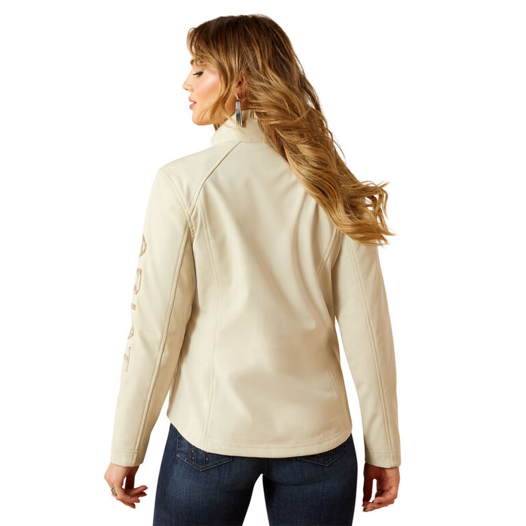 Ariat Ariat Logo Softshell Jacket - Oyster Grey/Dune