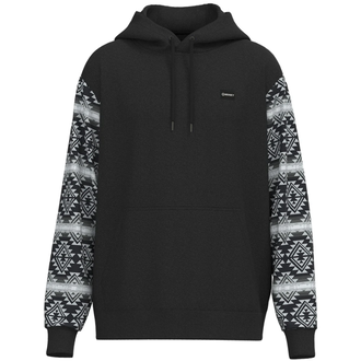 Hooey Hooey Legendary Polar Fleece With Aztec Pattern - Black/Grey