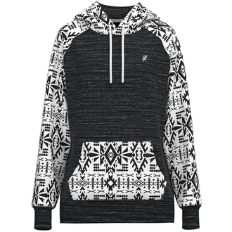 Hooey Hooey Legendary Hoodie With Aztec Pattern - Black Space Dye