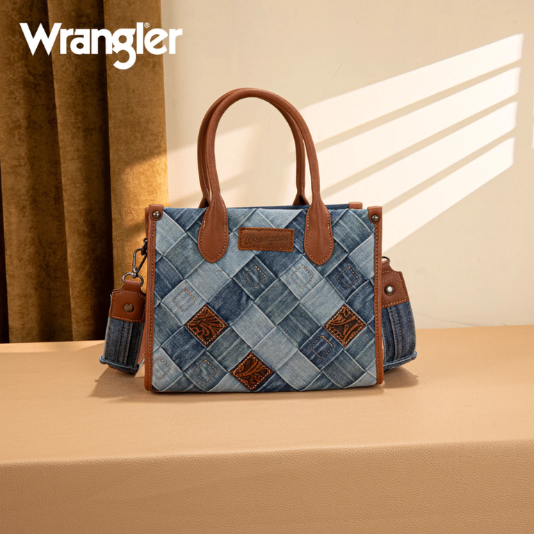 Wrangler Wrangler Woven Denim Concealed Carry Tote - Jean