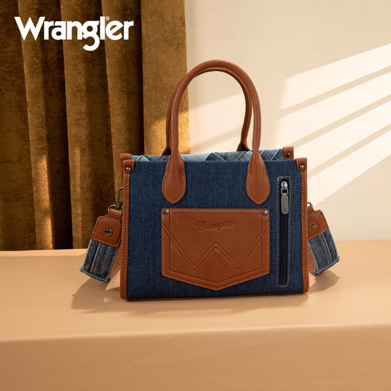 Wrangler Wrangler Woven Denim Concealed Carry Tote - Jean