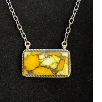 Indian Touch Of Gallup Hada Collection Dahlia Sterling Silver Necklace