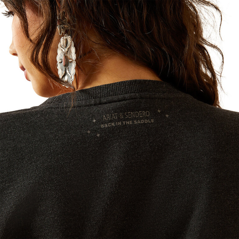 Ariat Ariat Oversized Sendero When Life Gives You Agaves Sweatshirt - Black Mineral Wash