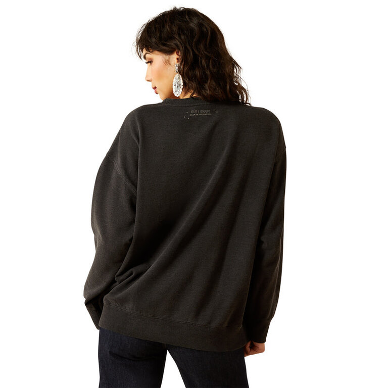 Ariat Ariat Oversized Sendero When Life Gives You Agaves Sweatshirt - Black Mineral Wash