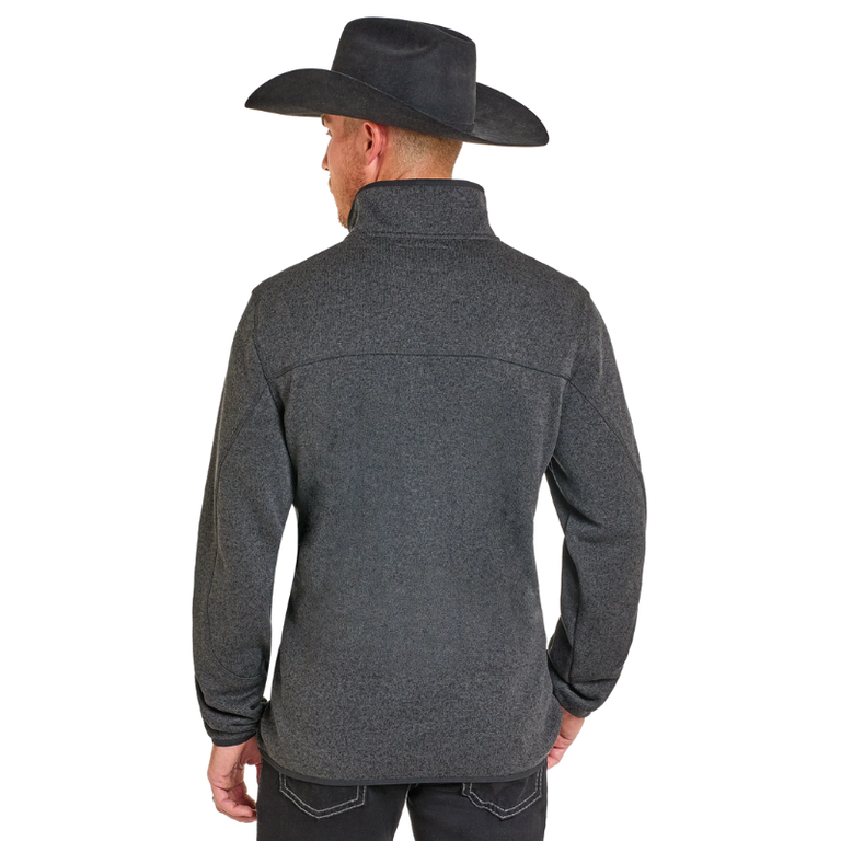 Panhandle Panhandle Melange Henley Pullover - Black