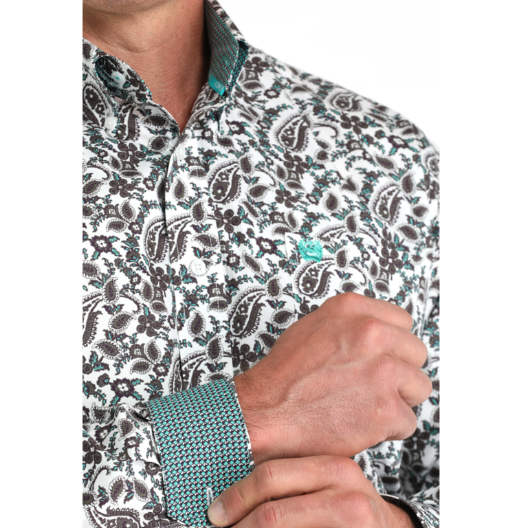 Cinch Cinch Floral/Paisley L/S Shirt