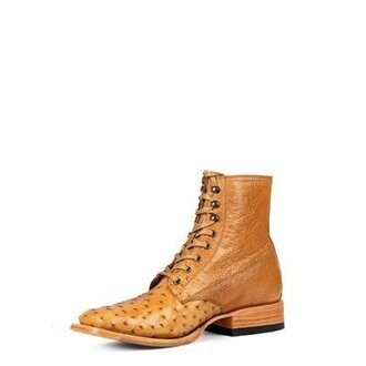 Horse Power Antique Saddle FQ Ostrich Packer