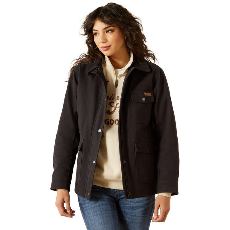 Ariat Ariat Western Canvas Chore Jacket - Black