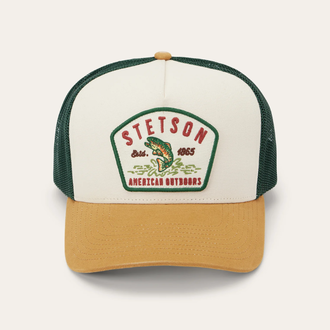Stetson Fishing Patch Trucker Cap