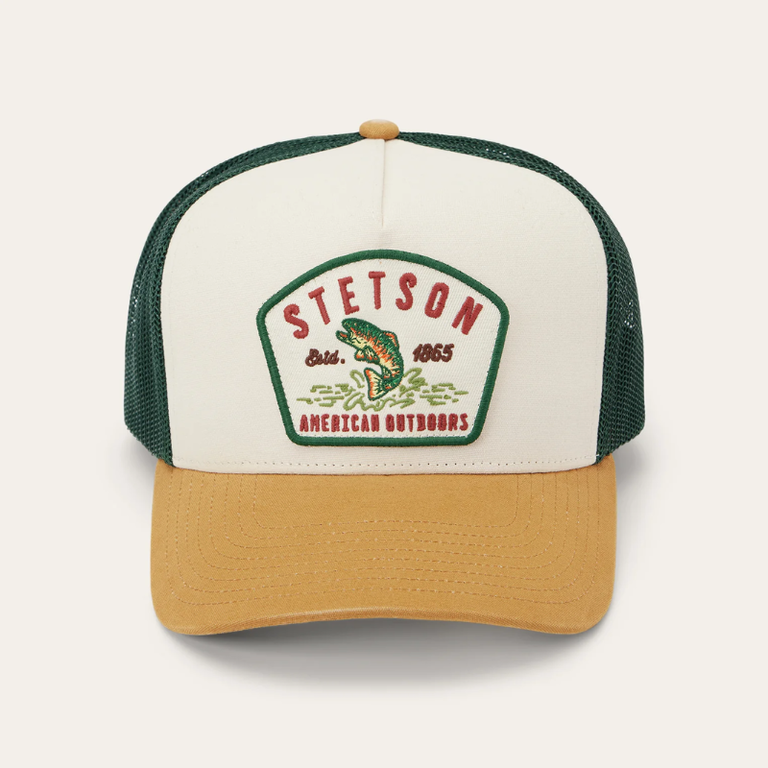 Stetson Fishing Patch Trucker Cap