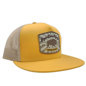 Red Dirt Hat Co Red Dirt Hat Co Founded Cap - Yellow/Tan
