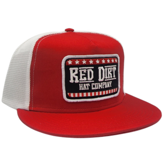 Red Dirt Hat Co Red Dirt Hat Co Stars And Stripes Cap - Red/White