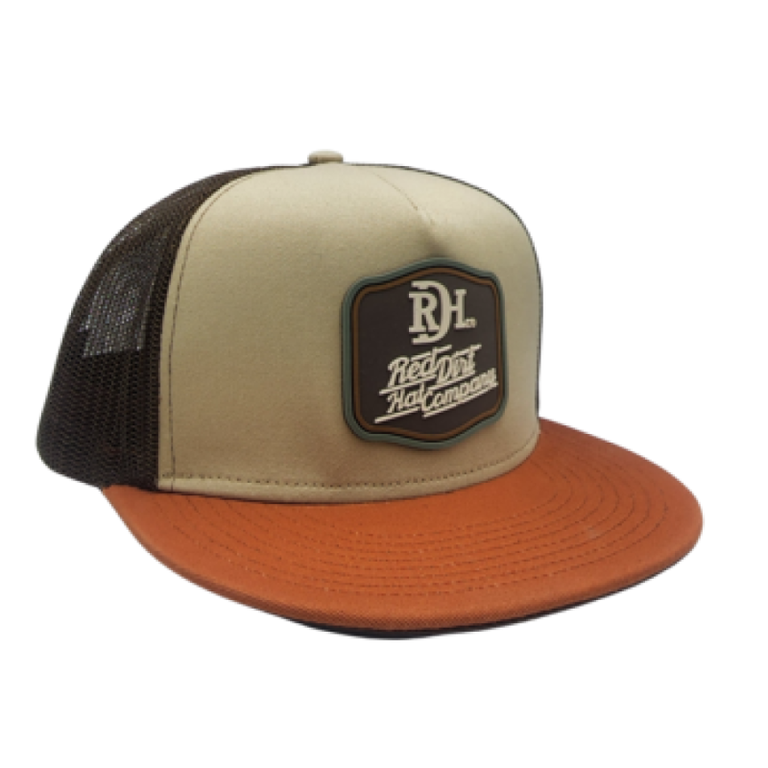 Red Dirt Hat Co Red Dirt Hat Co Back Country Cap - Orange/Khaki/Coffee