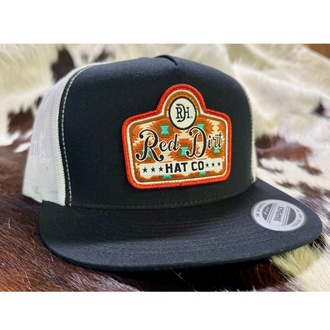 Red Dirt Hat Co Red Dirt Hat Co Gussied Up Cap - Black/White