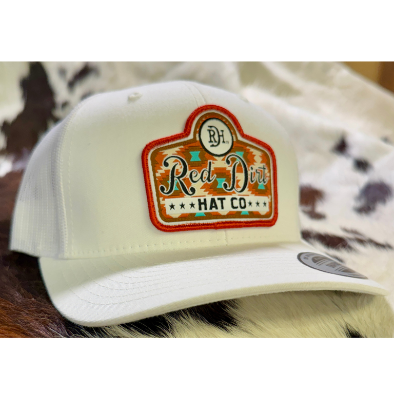 Red Dirt Hat Co Red Dirt Hat Co Gussied Up Cap - White
