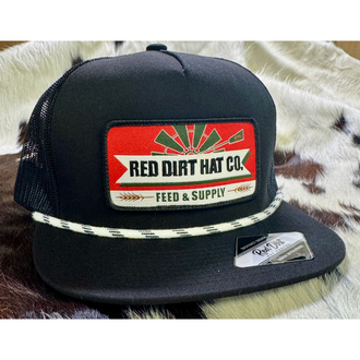 Red Dirt Hat Co Red Dirt Hat Co Feedin Time Cap - Black