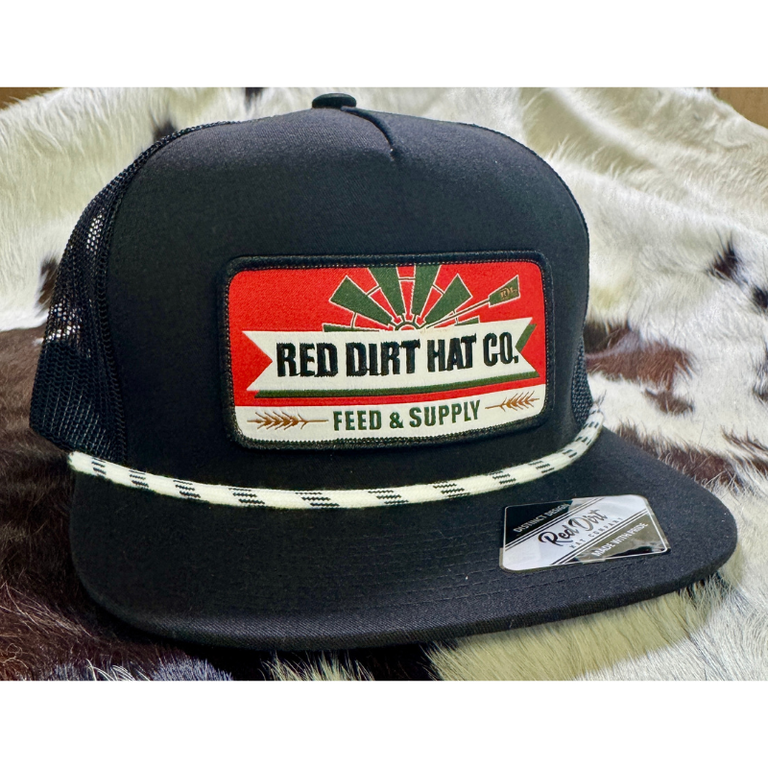 Red Dirt Hat Co Red Dirt Hat Co Feedin Time Cap - Black