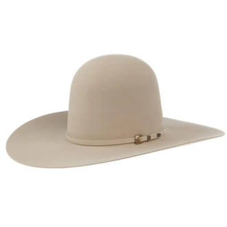 Rodeo King Open Crown 60X Hat - Silver Belly
