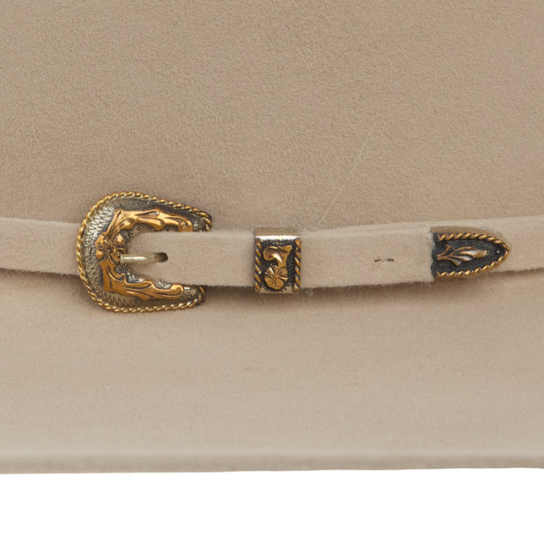 Rodeo King Open Crown 60X Hat - Silver Belly