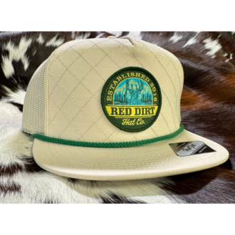 Red Dirt Hat Co Red Dirt The Rack Cap - Khaki Pleated