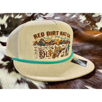 Red Dirt Hat Co Red Dirt Deserted Cap - Stone