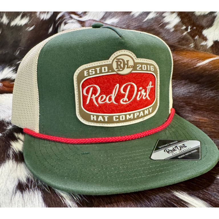 Red Dirt Hat Co Red Dirt Cowboy Up Cap - Caramel/Olive